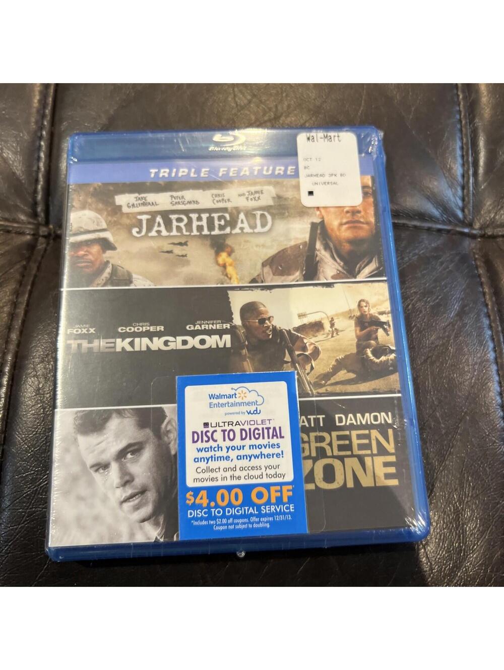 Jarhead/The Kingdom/Green Zone Blu-ray Disc, 2012, 3-Disc Set Sealed